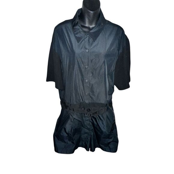 NWOT EXCELLENT CONDITION COS utility-inspired playsuit SHELL-PANEL ROMPER - BLAC - Picture 7 of 16